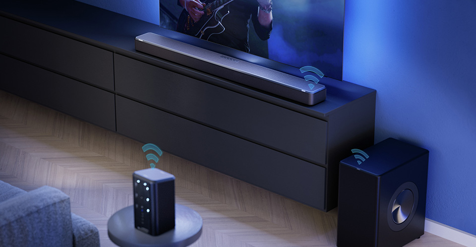 Použ&iacute;v&aacute; se funkce prostorov&eacute;ho zvuku Philips Ambilight TV